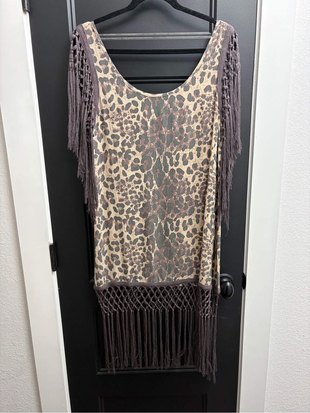 NWT vintage Spell BamBam Fringe Mini Dress - Picture 3 of 6